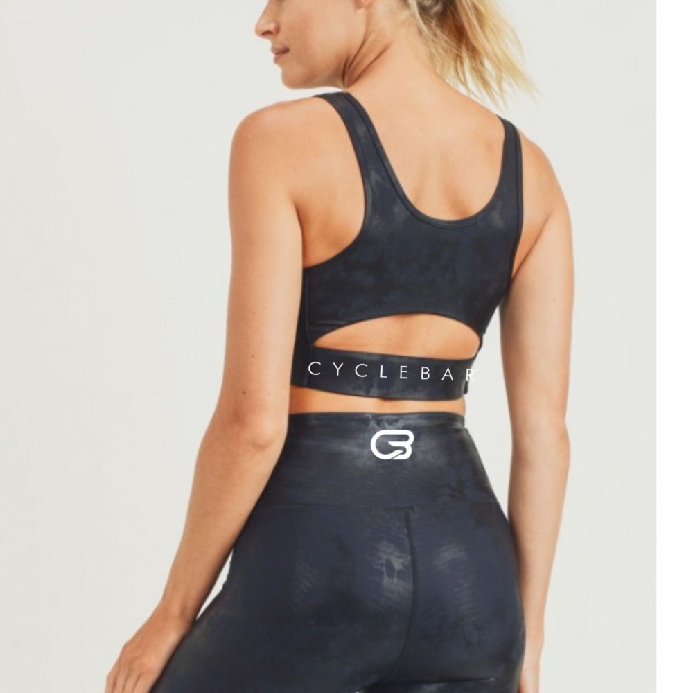 MonoB Metallic Foil Print CycleBra Bra